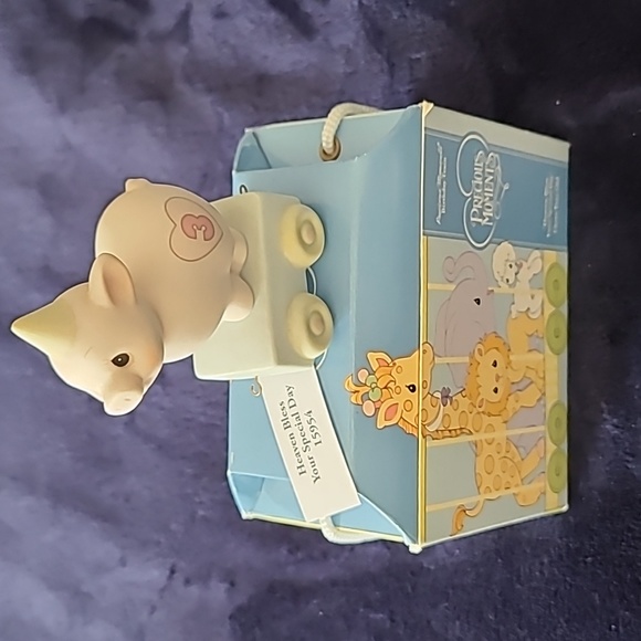 NIB Precious Moments - Heaven Bless Your Special Day Age 3 Figurine - Picture 3 of 6